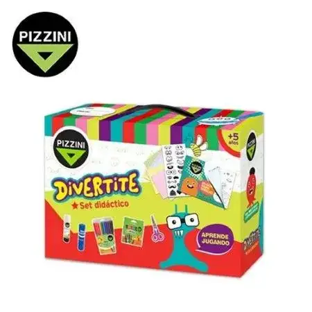 Set didáctico Pizzini Divertite 8 articulos en valija