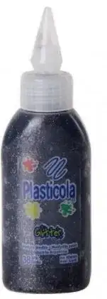 Adhesivo Plasticola Vinílico Brillo 38 grs Negro