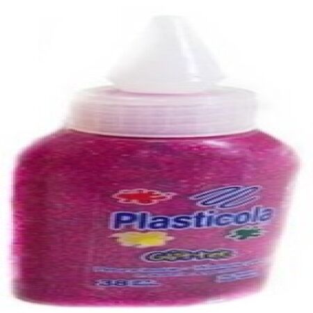 Adhesivo Plasticola Vinílico Brillo 38 grs Magenta -2