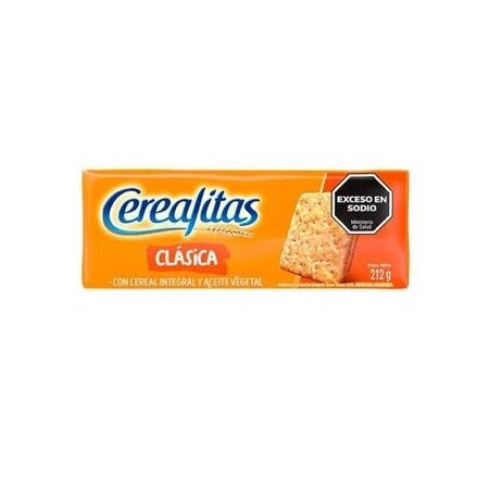 Galletitas Cerealitas Integral Clásicas 212 g