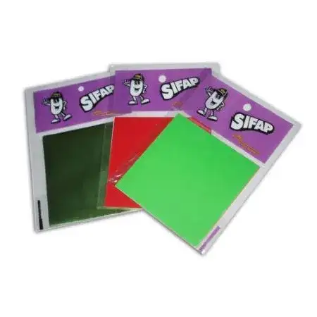 Papel Glace Fluo Sifap  Colores x 8 hojas