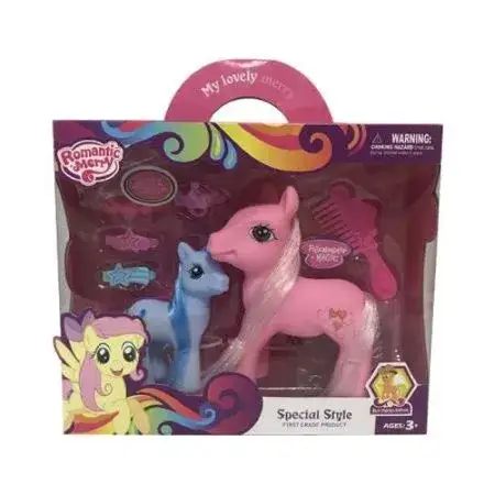 Muñeco Pony Lovely Merry X 2 Con Accesorios 22Cm.