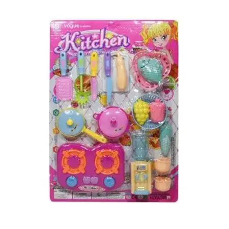 Set De Cocina Con Comida Blister Grande