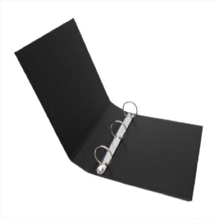 Carpeta Tandil De fibra Escolar 3 x Ø40mm Negro Económica