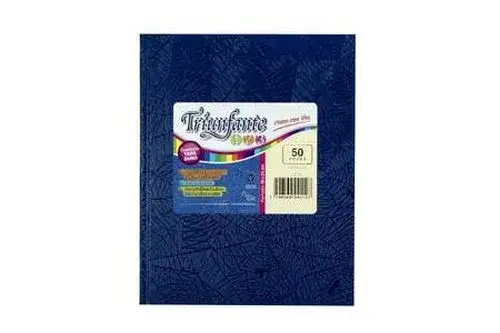 Cuaderno Triunfante 123 Araña Cuadriculado Nº3 Azul Tapa Dura 50 hojas