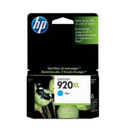 Cartucho impresora HP 920XL Cian Officejet 6500WL