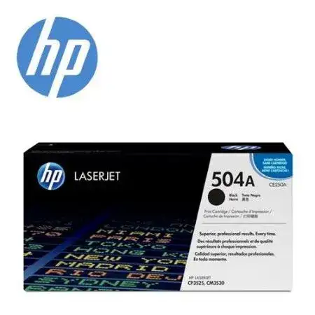 Tóner HP 504A Negro LaserJet Color CP3525, CM3530 (5000 Pág)