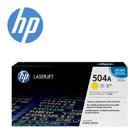 Tóner HP 504A Amarillo LaserJet Color CP3525, CM3530 (7000 Pág)