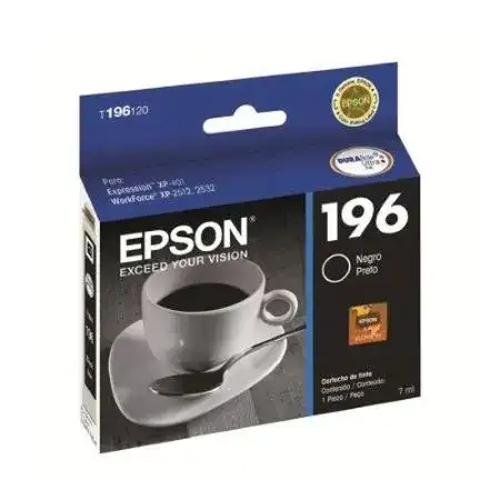 Cartucho impresora Epson 196 175 pág Negro XP401, 411, WF 2512, 2532