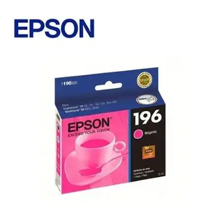 Cartucho impresora Epson 196 XL 290 pág Magenta XP401, 411, WF 2512, 2532