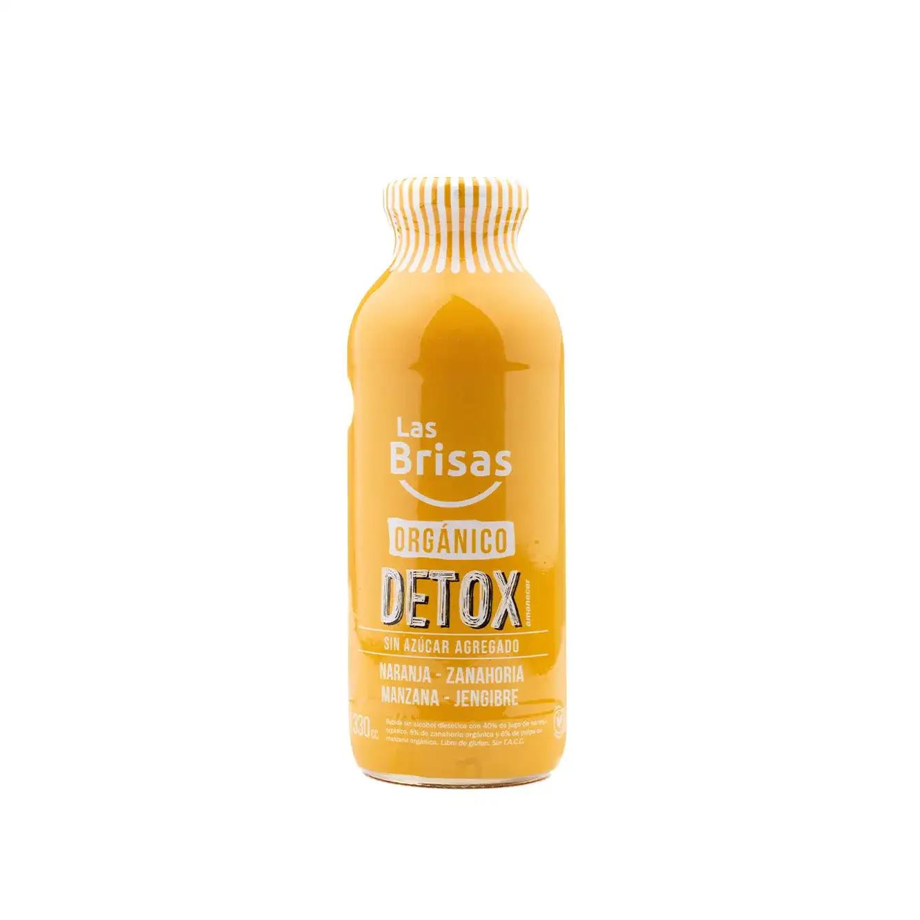 Jugo Las Brisas Detox Zanahoria-Manzana-Naranja Y Jenjibre 330 Cc