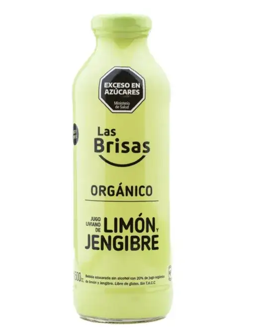 Jugo las Brisas Liviano Limón-Jengibre 500 Cc