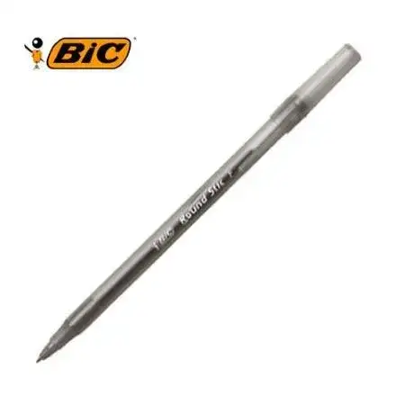 Bolígrafo Bic Round Stic 1mm Negro x unidad