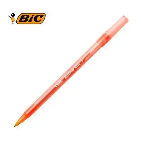 Bolígrafo Bic Round Stic 1mm Rojo x unidad