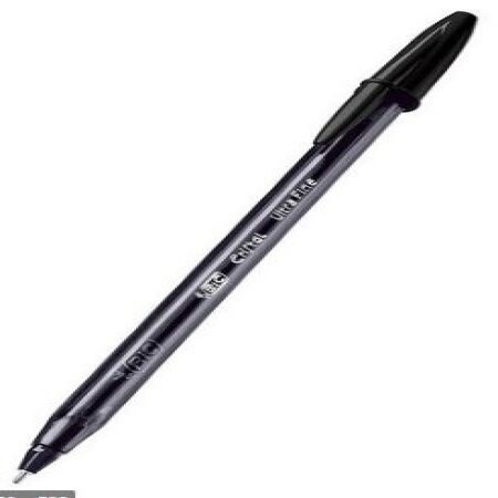 Bolígrafo Bic Cristal Ultra fina 0,7mm Negro x unidad -2