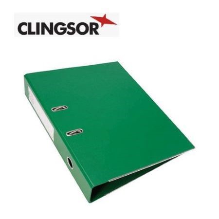 Bibliorato Clingsor 1400E Entelado PVC A4 Lomo 5cm Verde