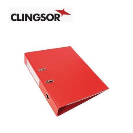 Bibliorato Clingsor 1500E Entelado PVC A4 Lomo 8cm Rojo