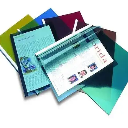 Carpeta con vaina Clingsor 116 Vaina larga Oficio Azul PVC rígido 200 micr