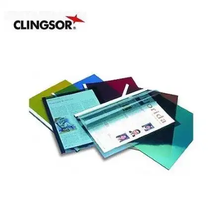 Carpeta base opaca Clingsor 26S Cubierta transparente Oficio Colores PVC 140 micr