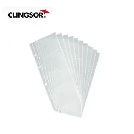 Repuesto Clingsor R1100 porta tarjetas Transparente 12 folios, 4 tarj PVC