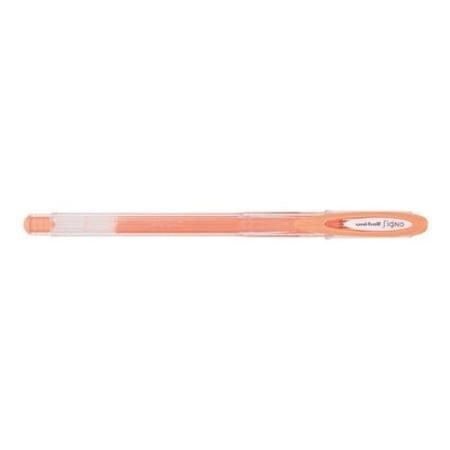 Lapicera Roller Uni Ball UM-120 signo Angelic Colour Gel 0,7mm Naranja pastel
