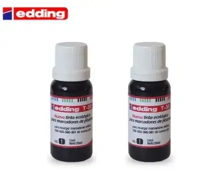 Tinta marcador pizarra Negro  Edding BT30 30ml