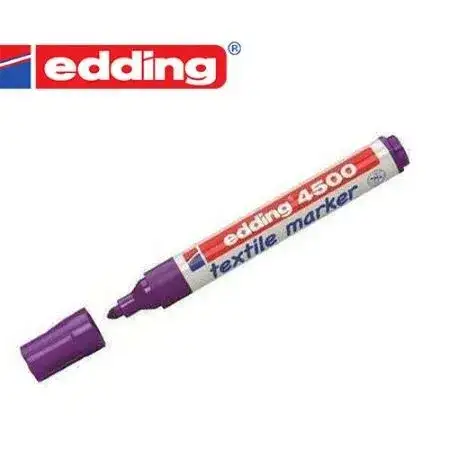 Marcador Edding 4500 Tela Punta redonda 2-3mm Violeta