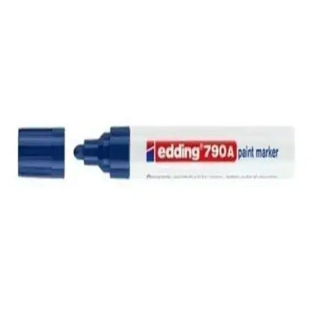 Marcador Edding 790A Permanente base esmalte 2-4mm Azul