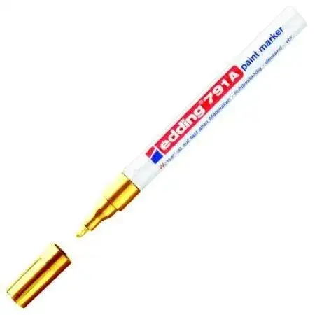 Marcador Edding 791A Permanente base esmalte 1-2mm Dorado