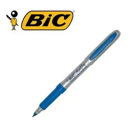 Marcador Bic Marking Permanente Punta fina Azul