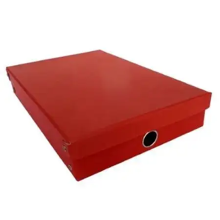 Caja archivo Oficio x 7cm Les Cahiers  Rojo Remach