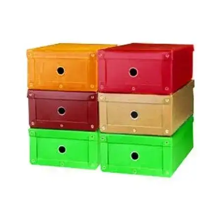 Caja archivo 40x26x14 Les Cahiers  Verde manzana Remach