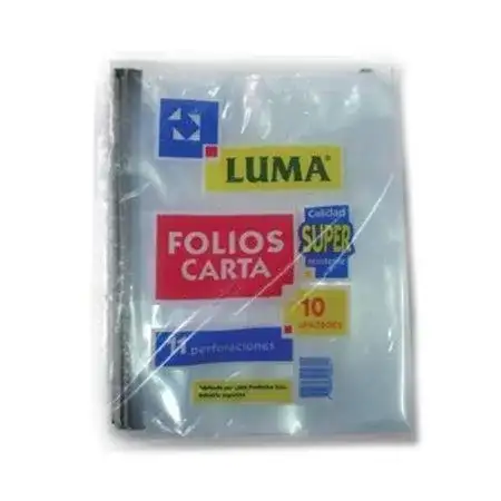 Folios Luma Standard Carta 10 unidades