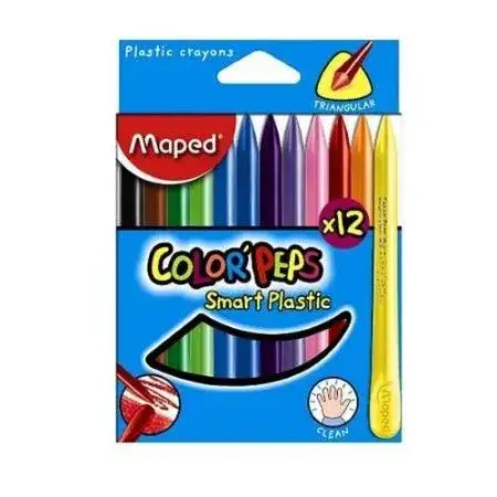 Pinturitas plásticas  Maped   x 12 colores