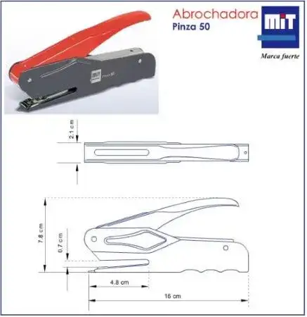 Abrochadora Mit Pinza Nro 10, 50 metálica