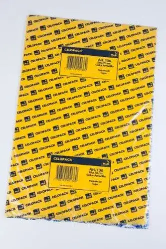 Papel celofán MyD Amarillo blíster x 20 -2