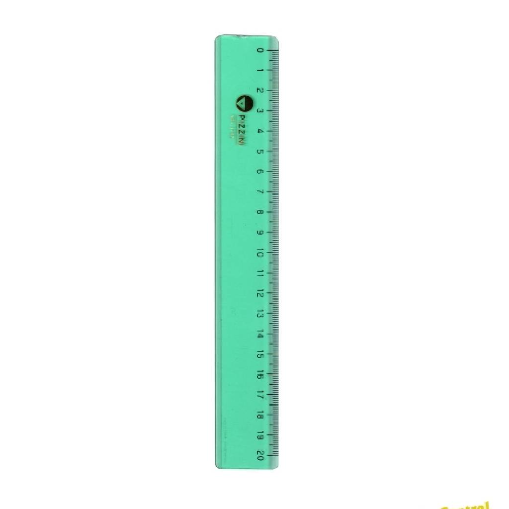 Regla Pizzini Estudio 20cm Verde x unidad -2