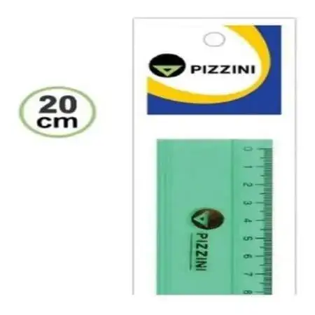 Regla Pizzini Estudio 20cm Verde x unidad